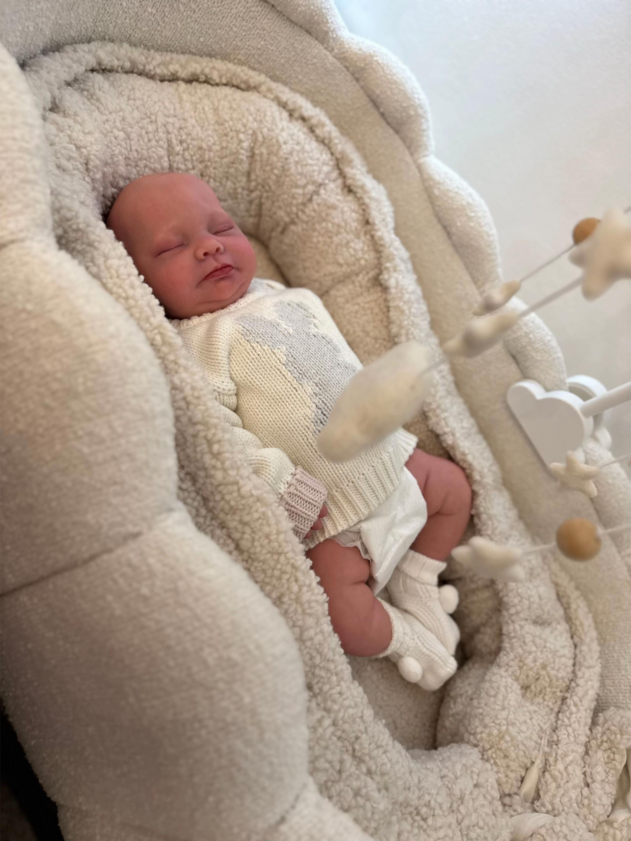 Baby Maya (Bald Edition) – 18.3" Full Body Silicone Sleeping Realistic Baby Girl Doll