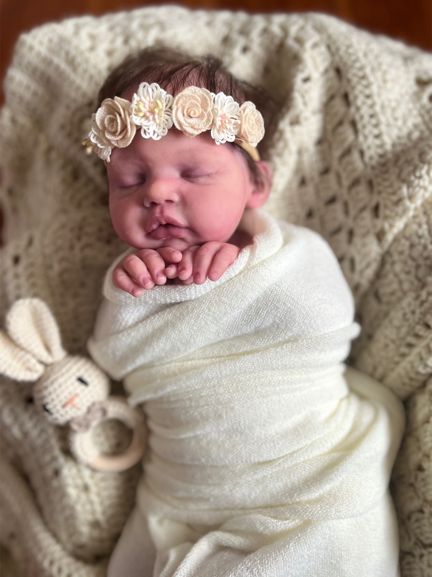 Baby Emily – 19" Limited Edition Full Body Silicone Reborn Baby Doll (Sleeping)