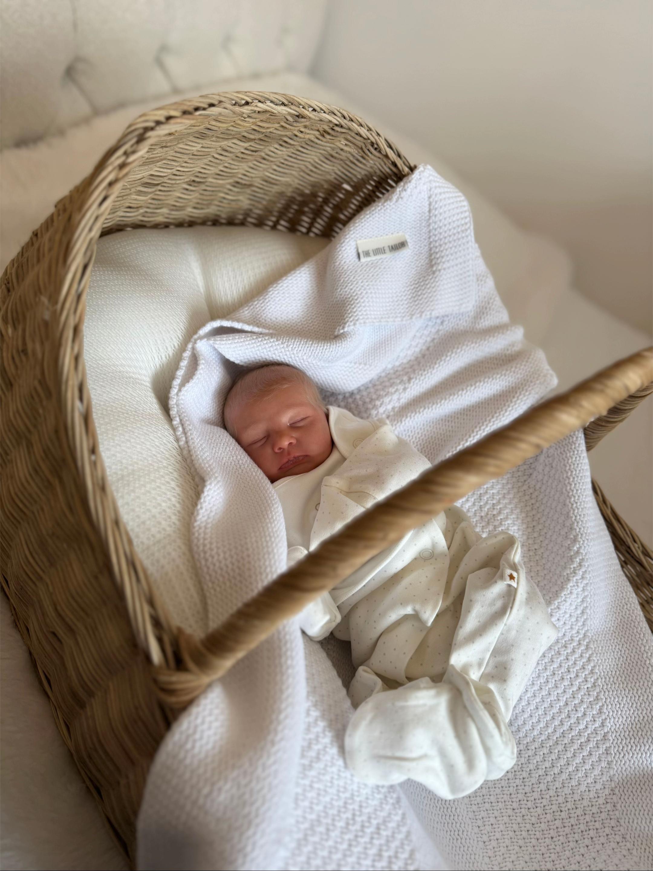 Baby Ethan – 18.1" Full Body Silicone Sleeping Realistic Baby Boy Doll (Hand Rooted Blonde Hair)